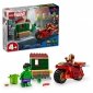 LEGO Super Heroes 76287 Iron Man z motocyklem i Hulk 