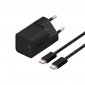 Ładowarka Baseus GaN5 mini 1C 30W EU+kabel USB-C (cluster black) 