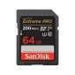 SANDISK EXTREME PRO SDXC 64GB 200/90 MB/s A2 