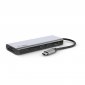 Hub Belkin Connect USB-C 7-in-1 Multiport Adapter 1x4k HDMI/2xUSB-A/1xUSB-C PD3.0/1xRJ45 Gigabit/1xCard reader/1xAudio Grey 
