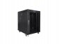 LANBERG SZAFA STOJĄCA RACK 19 15U 600X800 DRZWI SZKLANE LCD CZARNA FF01-6815-12BL (FLAT PACK) 