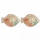 Zestaw 2 talerzy z melaminy Sea Life ryby - 33 x 23 cm 