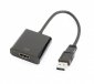 Adapter GEMBIRD A-USB3-HDMI-02 (USB 3.0 M - HDMI F; 0,15m; kolor czarny) 