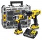 DeWALT DCK211D2T wkrętak zasilany/zakrętark udarowy Czarny, Szary, Żółty 