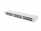 PATCH PANEL 48 PORT 1U 19 KAT.6 FTP EKRANOWANY SZARY LANBERG 