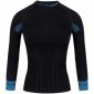 Bluza termoaktywna damska Alpinus Tactical Base Layer czarno-niebieska GT43210 L 