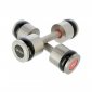 Hantle chromowane 2x8 kg silikonowe elementy HMS Premium HH08 
