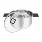 Resto Kitchenware Anser 4,4 l Okrągły Czarny, Stal nierdzewna 