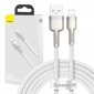 Kabel USB do Lightning Baseus Cafule, 2.4A, 2m (biały) 