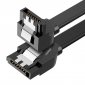 Kabel kątowy SATA UGREEN US217 0.5m (czarny) 