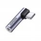 Adapter audio UGREEN AV154 USB-C do mini jack 3.5mm (szary) 