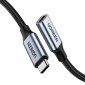 Przedłużający kabel USB-C 3.1 Gen2 UGREEN US372, 4K, 100W, 0.5m (czarny) 