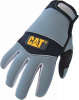 Rękawice robocze skórzane z neoprenem CAT odblask rozmiar L 
