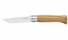 Nóż Składany Opinel No 08 z etui Lux Olivewood + Grawer Gratis