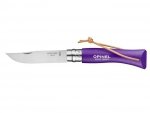 Opinel Nóż Colorama 07 Violet rzemień 002205