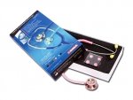 GIMA CLASSIC DUAL HEAD STETHO - Różowy Stetoskop internistyczny