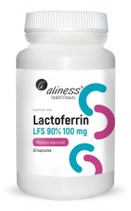 MEDICALINE Aliness Lactoferrin LFS 90% 100mg x 30kaps