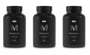 Zestaw 3x Melatonin KFD 200 kaps. Na Sen, Na Jet-Lag