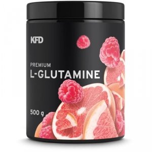 KFD Glutamine 500 g Malinowo - grapefruitowy