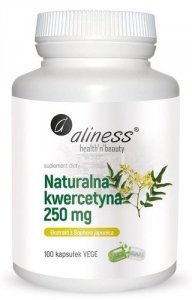 MEDICALINE Aliness Naturalna kwercetyna 250 mg 100 vege kaps.