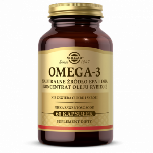 SOLGAR Omega-3 Nat. źródło EPA i DHA 60 kapsułek 