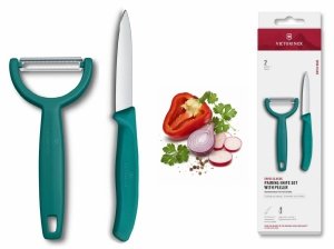 Zestaw Victorinox Nóż do Warzyw i Owoców 8 cm + Obieraczka - 6.7114.22C1