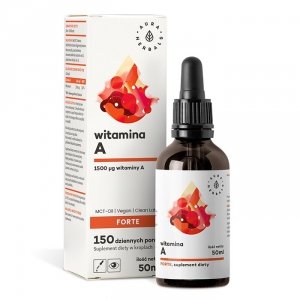 Aura Herbals witamina A Forte MCT-Oil - krople (50ml)  (Termin ważności  27/07/2022)