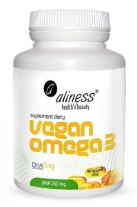 Medicaline Aliness Vegan Omega 3 DHA 250 mg