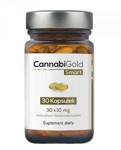 Olejek konopny CBD HemPoland CannabiGold Smart 30 kapsułek (Termin ważności 04/2023)