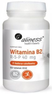 MEDICALINE Aliness Witamina B2 R-5-P (ryboflawina) 40mg x 100 Vege tabs