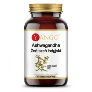 Yango Ashwagandha - ekstrakt 10:1 - 90 kaps 