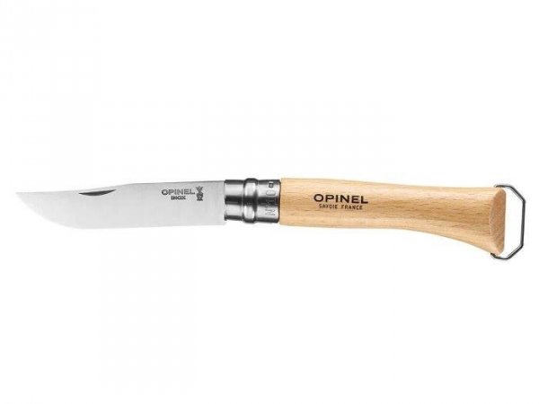 Nóż Składany Opinel No 10 Inox z korkociągiem i otwieraczem