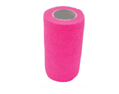 StokBan 7,5 x 450cm-różowy Bandaż elastyczny samoprzylepny