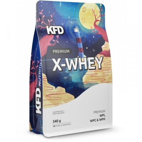 KFD X-Whey 540 g Baton karmelowo-orzechowy