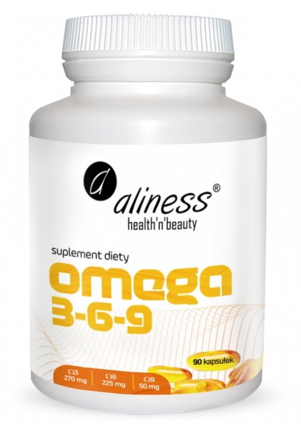 Medicaline Aliness Omega 3-6-9 270/225/50 mg x 90 kapsułek