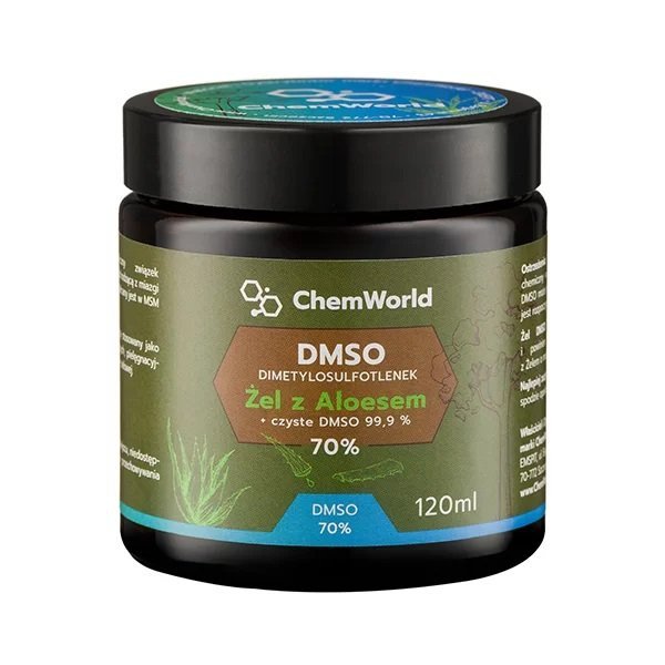 Żel DMSO z Aloesem 70% - 120 ml