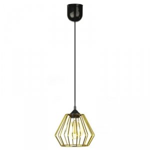 Lampa wisząca WarsawLoft 13 cm złota