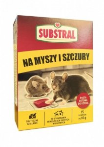 Trutka Pasta na Myszy i Szczury 15szt Saszetek po 10g Substral (R)
