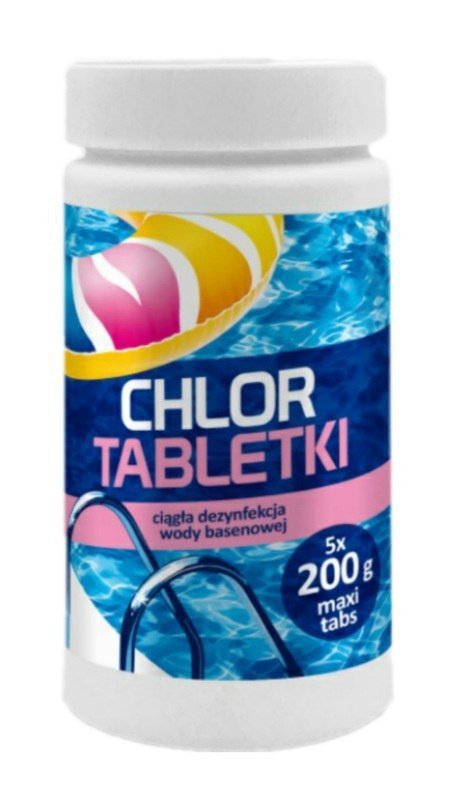 Chlor Tabletki do Basenu Long Tabs 1kg CH Gamix