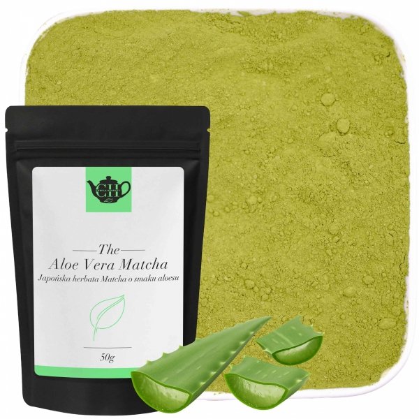 Organiczna japońska tradycyjna herbata Matcha premium o aromacie aloesu 50g
