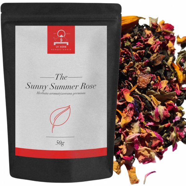 Herbata aromatyzowana - Sunny Summer Rose
