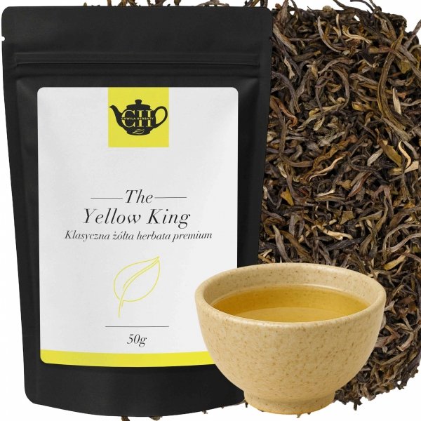 Klasyczna żółta herbata liściasta premium 50g - Żółty Król