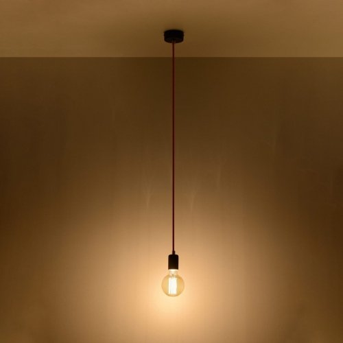 Lampa wisząca EDISON biała