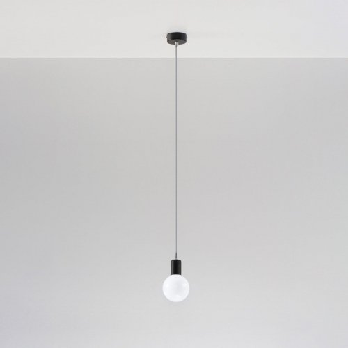 Lampa wisząca EDISON szara
