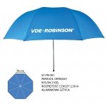 Parasol VDE-Robinson okrągły nylon 210D,rozpiętość czaszy 2,5m,alum. sztyca