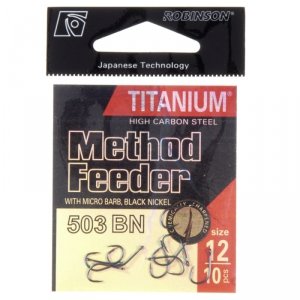 Haczyk Titanium Method Feeder 503 (10 szt.), rozm. 8