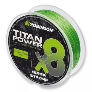 Plecionka Robinson Titan Power X8 100m 0,18