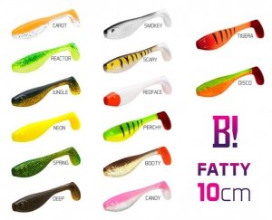 Top Mix przynęt BOMB! Fatty / 5szt 10cm / Tigera + Redface + Booty + Candy + Reactor