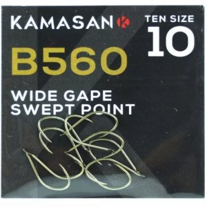 Haczyki Kamasan B560 Barbed Spade nr 18