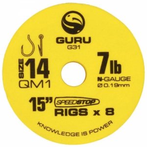 Przypony Guru QM1 With Speed Stops 38cm 0.19mm - 14